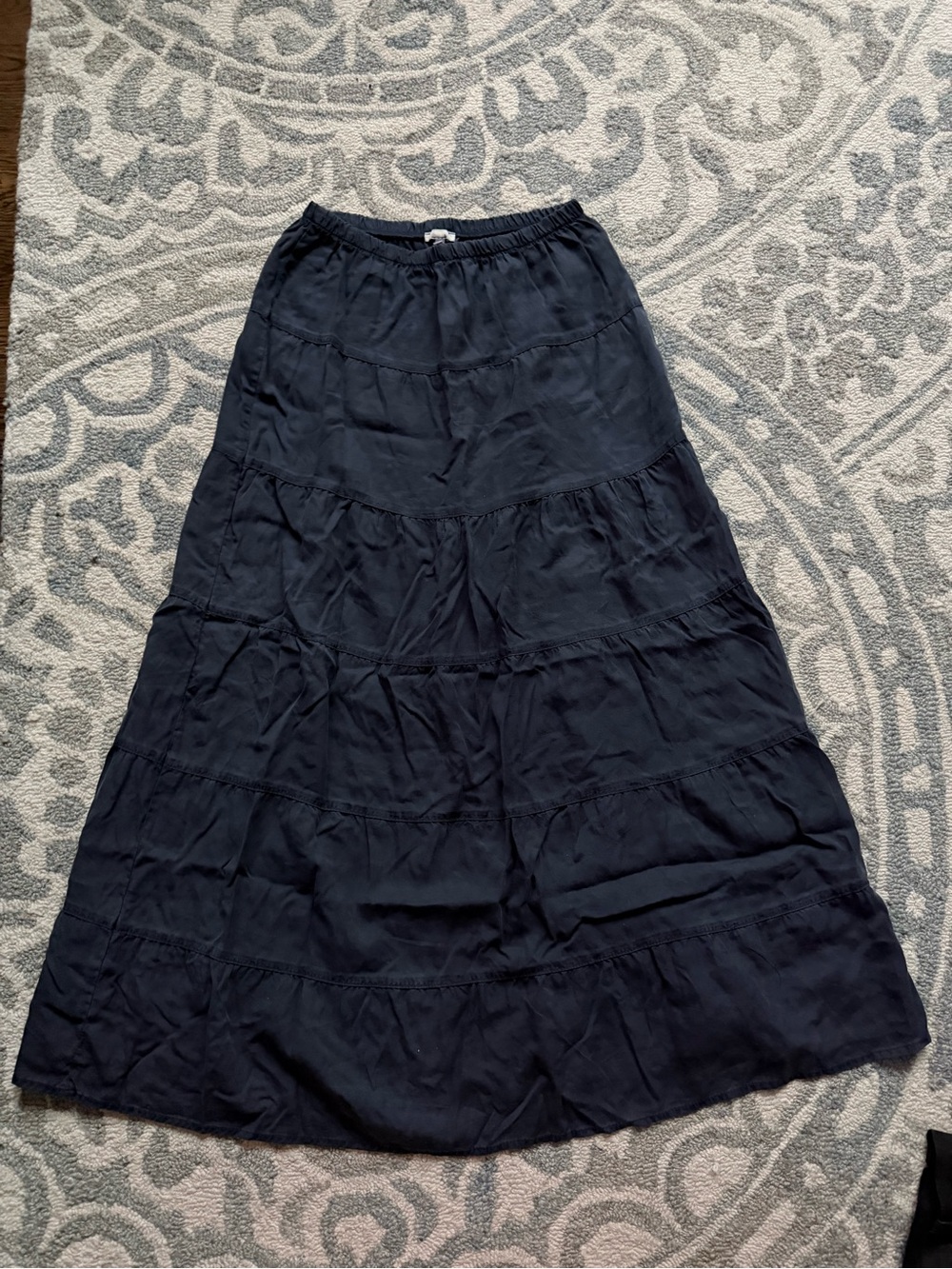 Brandy Melville Navy Blue Maxi Skirt